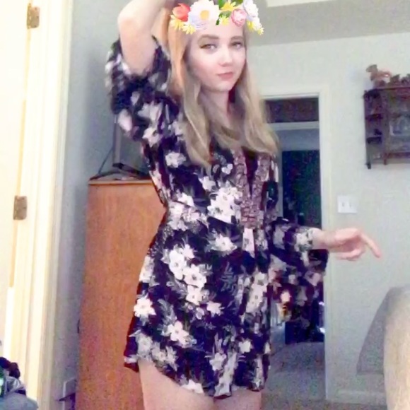 Angie Other - Floral Summer Romper